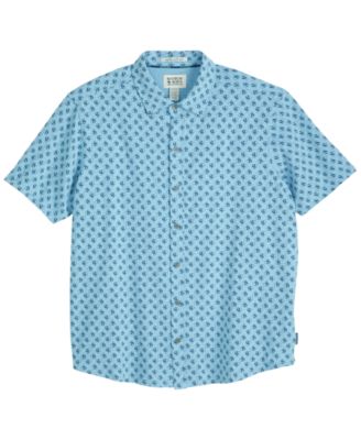 Men's Short-Sleeve Mirco Print Shirt