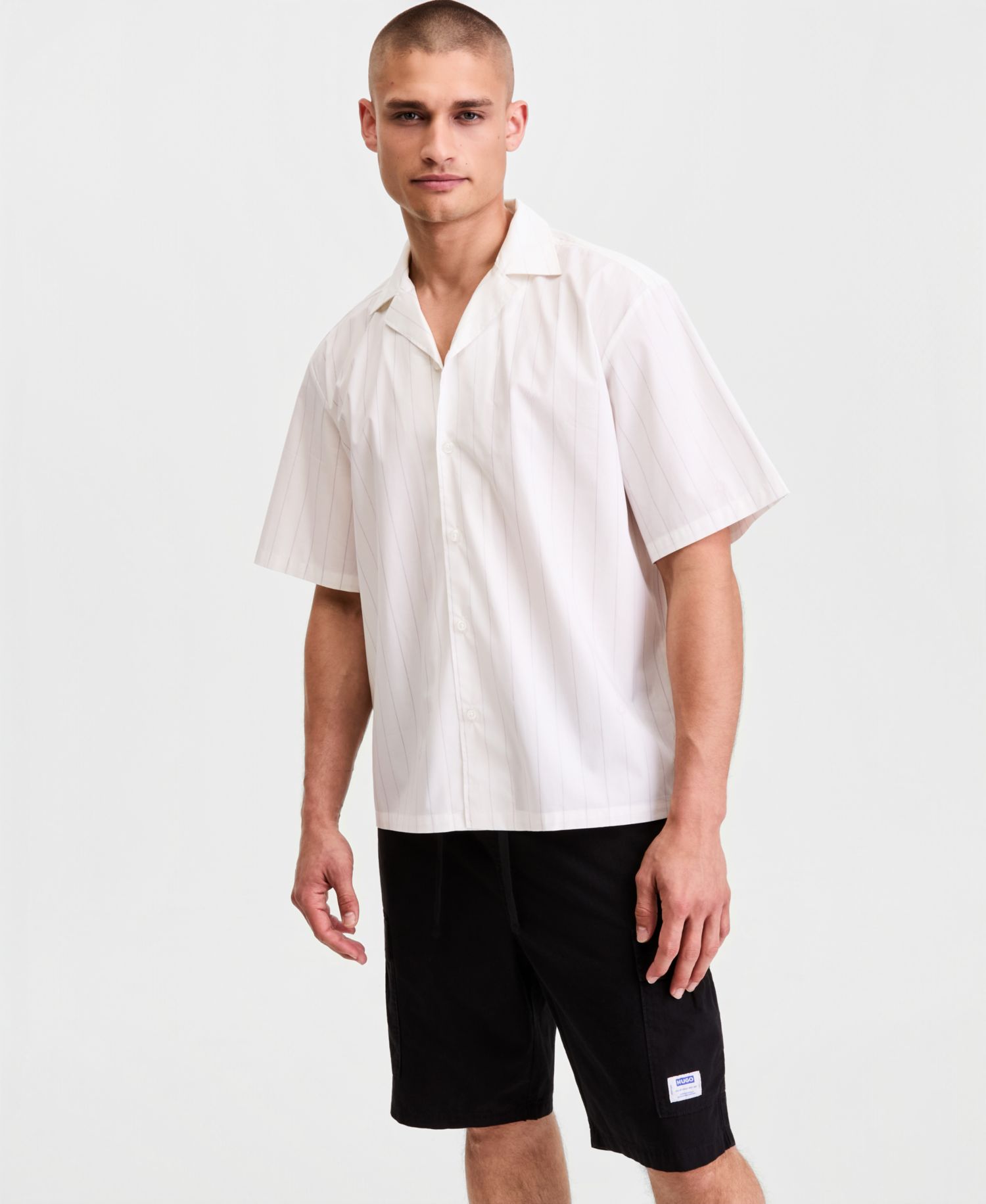 HUGO by Men's Eligino Short-Sleeve Button-Up Shirt