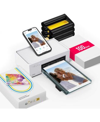 Amber M100 Instant Photo Printer with 3x Ink Cartridges Refill