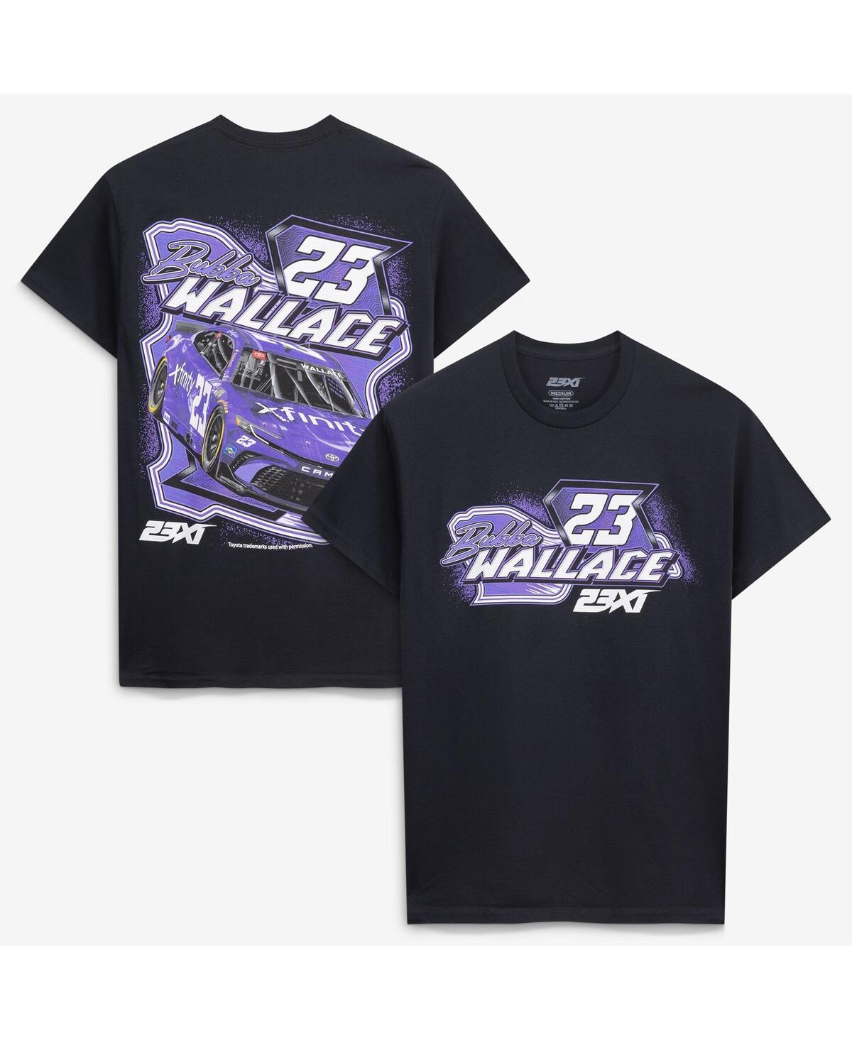 23xi Racing Men's Black Bubba Wallace 23 Xfinity Crewneck T-shirt