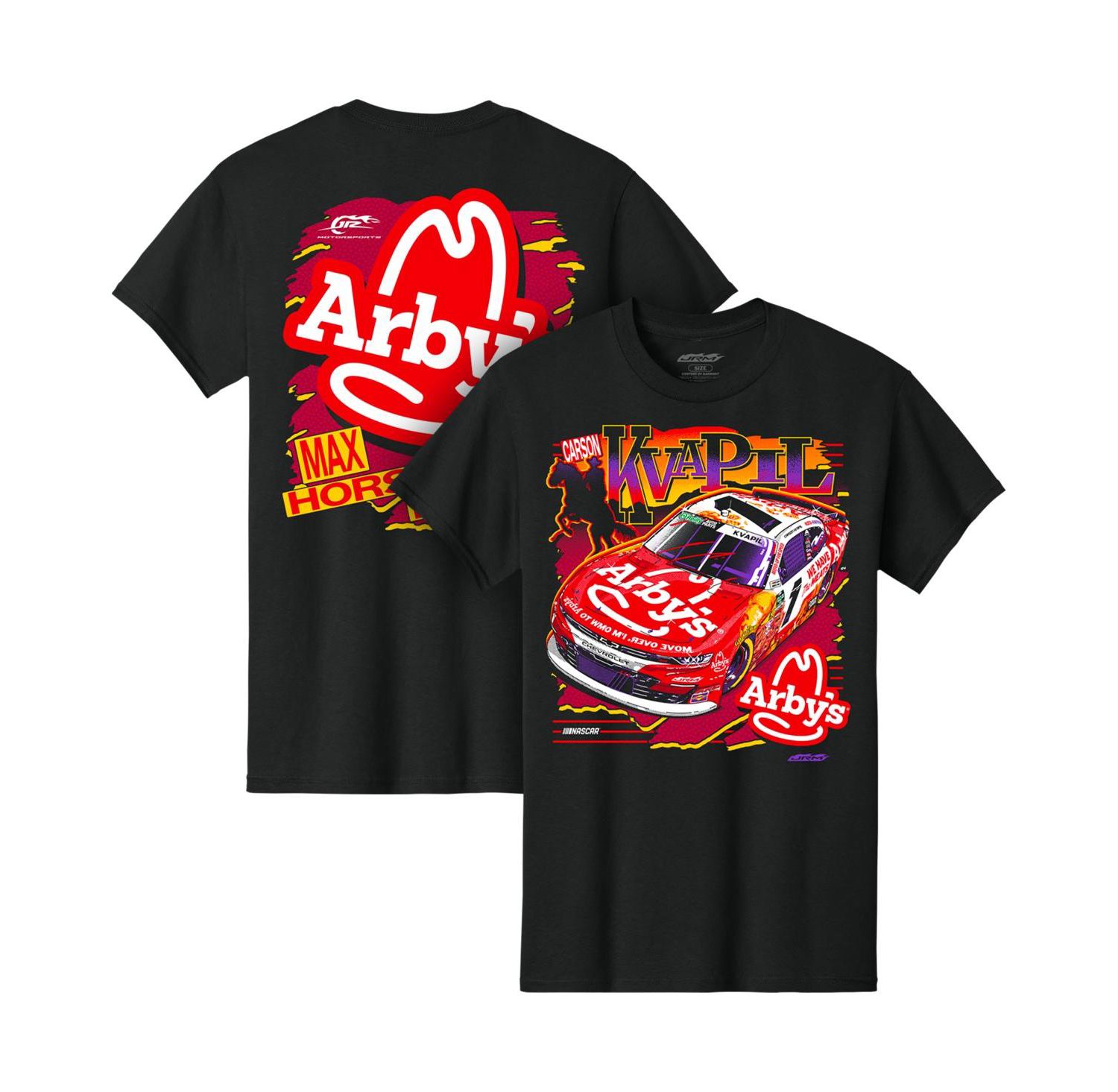 Men's Black Carson Kvapil Arby's T-Shirt