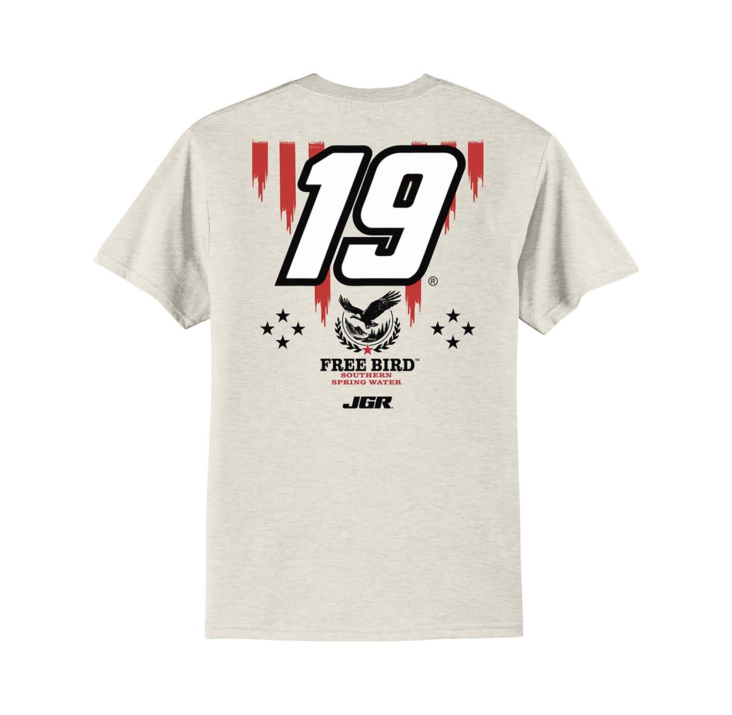 Men's Oatmeal Chase Briscoe 19 Free Bird Southern Spring Water Car T-Shirt