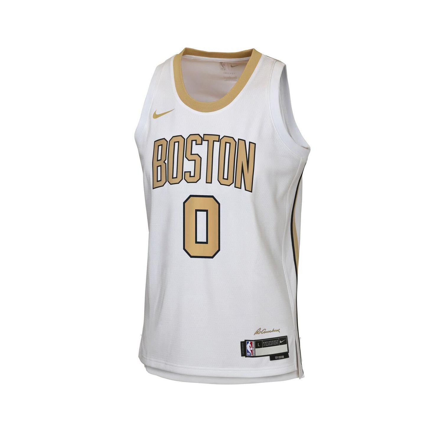 Big Boys and Girls Jayson Tatum White Boston Celtics 2025/26 City Edition Swingman Jersey