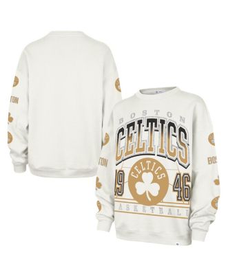 Women's Natural Boston Celtics 2025/26 City Edition Go Big Oversized Sweatshirt