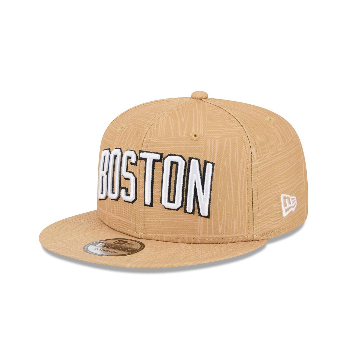 Мужская кепка New Era Gold Boston Celtics 2025/26 City Edition Alternate 9FIFTY Snapback Hat — фото 3