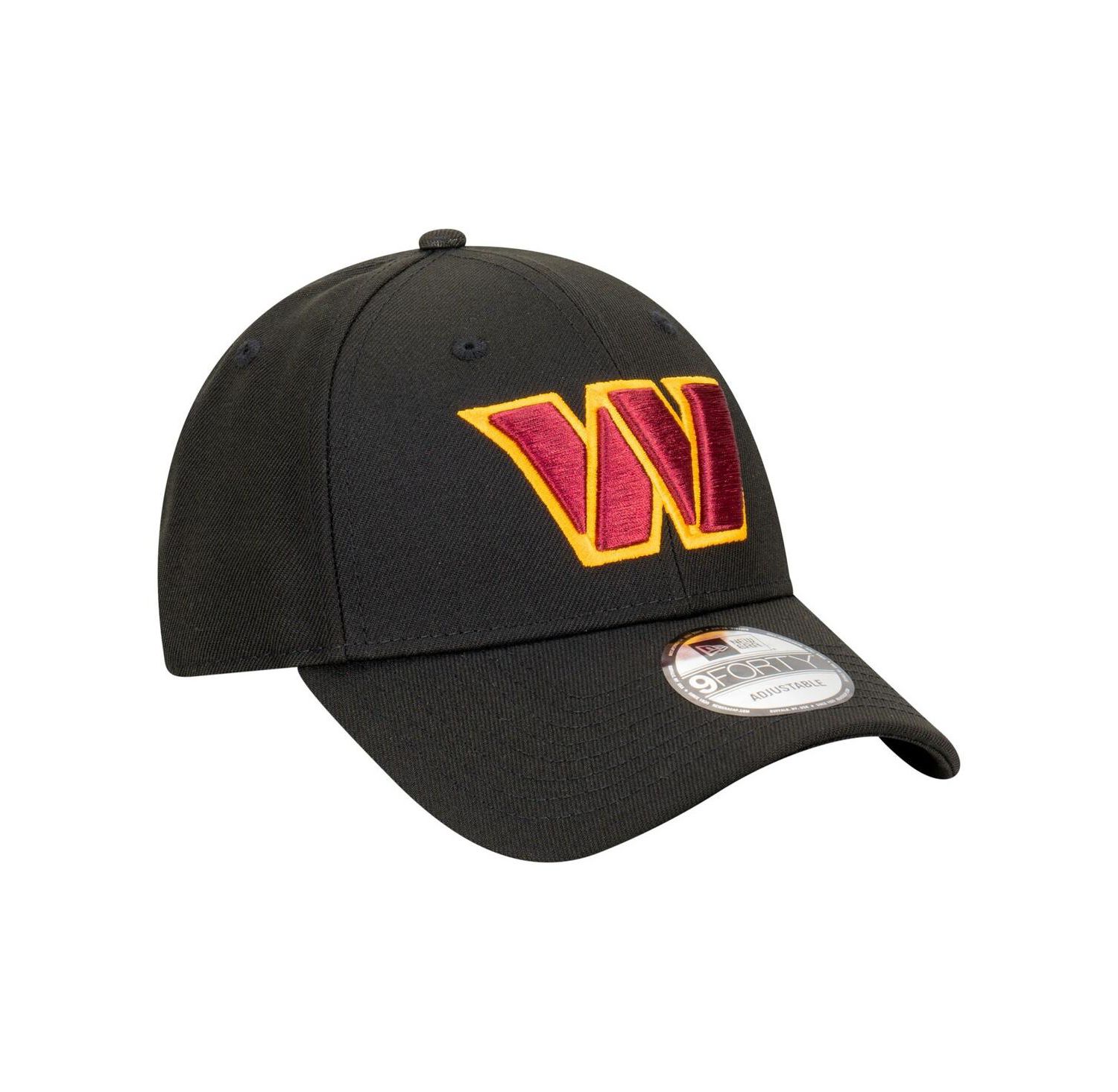 Men's Black Washington Commanders Core Team 9FORTY Adjustable Hat
