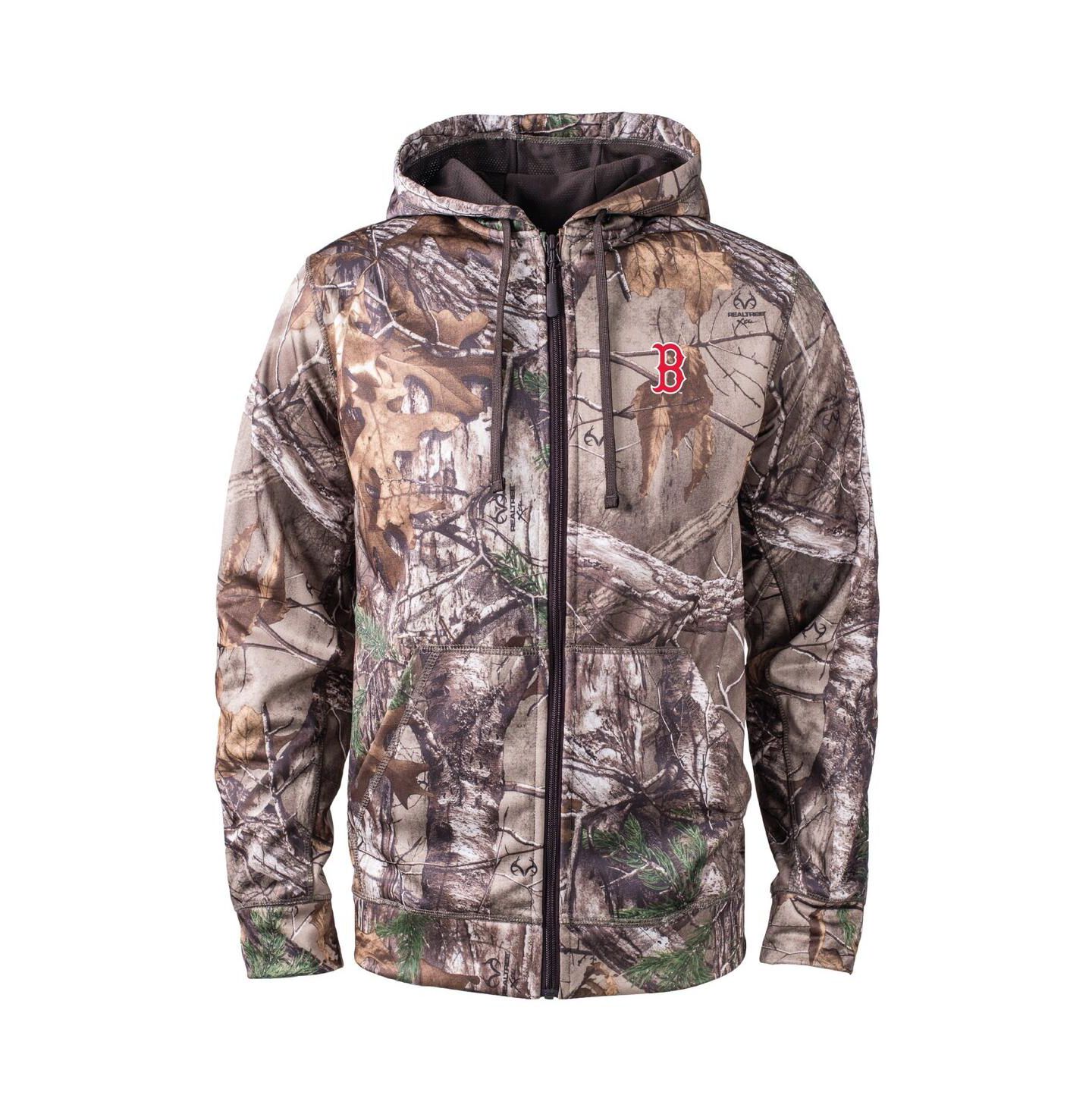 Мужское худи Dunbrooke Camo Boston Red Sox Trophy Realtree Full-Zip — фото 1