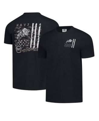 Men's Black Navy Midshipmen Comfort Colors OHT Camo Overlay T-Shirt