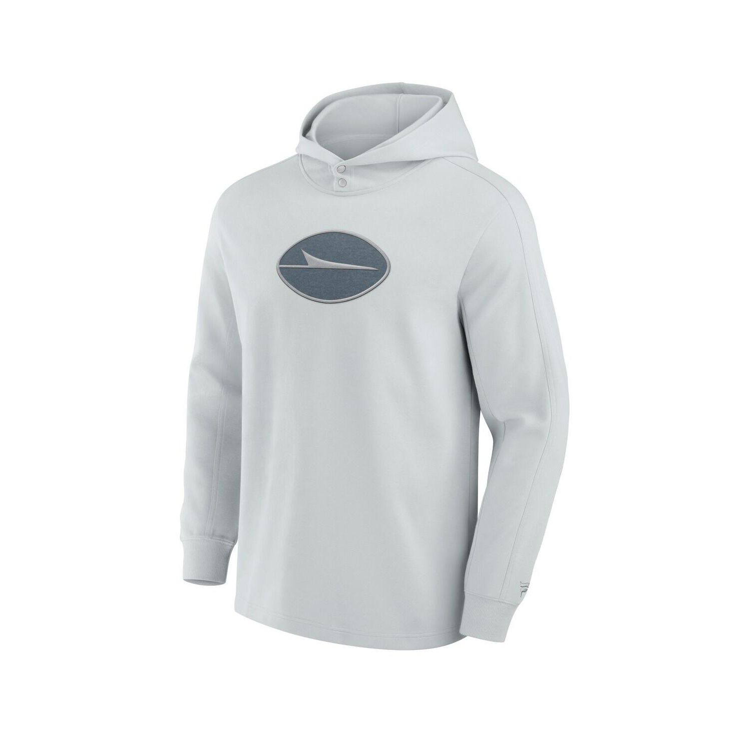 Men's Gray New York Jets Elements Blaze Tri-Blend Long Sleeve Hoodie T-Shirt