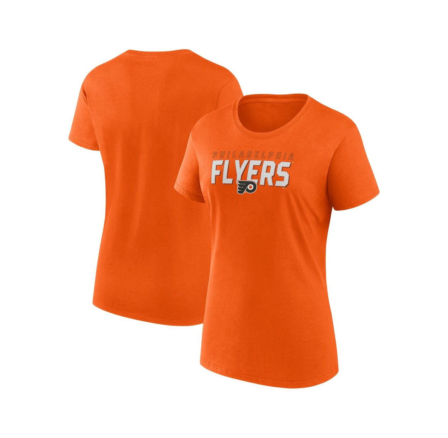Women's Orange Philadelphia Flyers Launch Scoop Neck T-Shirt