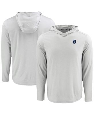 Men's Gray Detroit Tigers Coastline Epic Comfort Eco Hoodie Long Sleeve T-Shirt