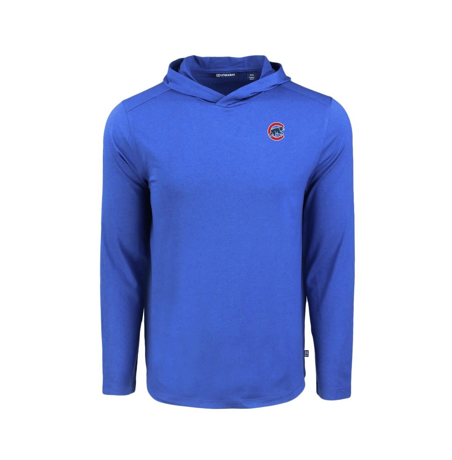Мужское худи Cutter & Buck Royal Chicago Cubs Coastline Epic Comfort Eco Long Sleeve T-Shirt — фото 2