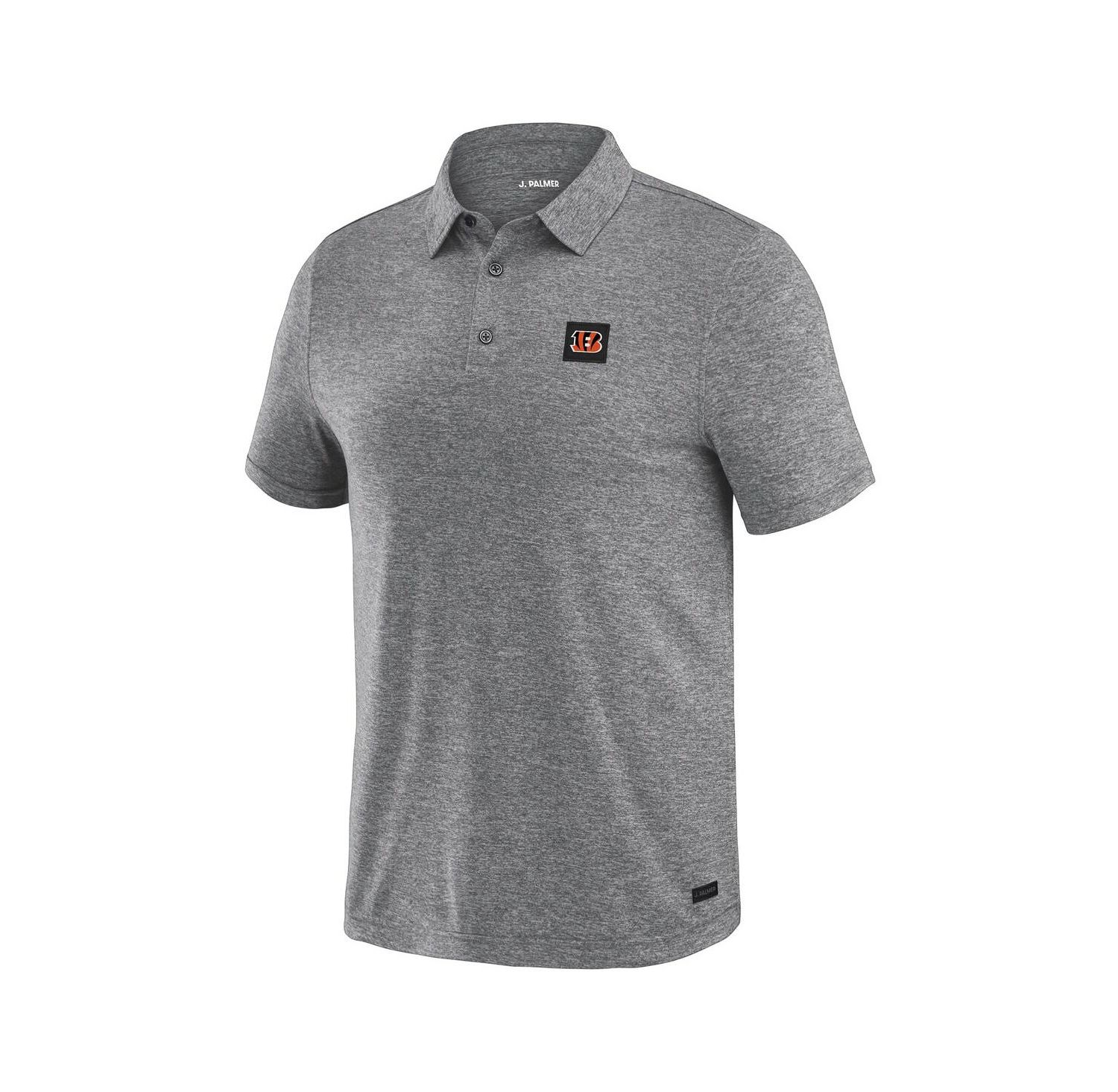 Men's Black Cincinnati Bengals Four Down Polo Shirt