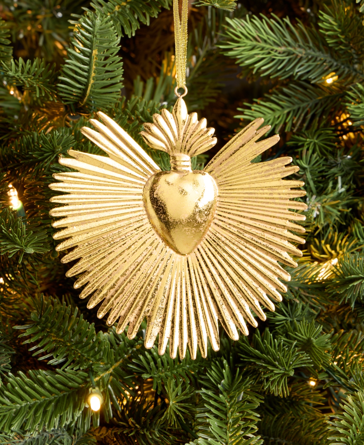 Holiday Lane Blessed Starburst with Heart Ornament, Macy's Exclusive