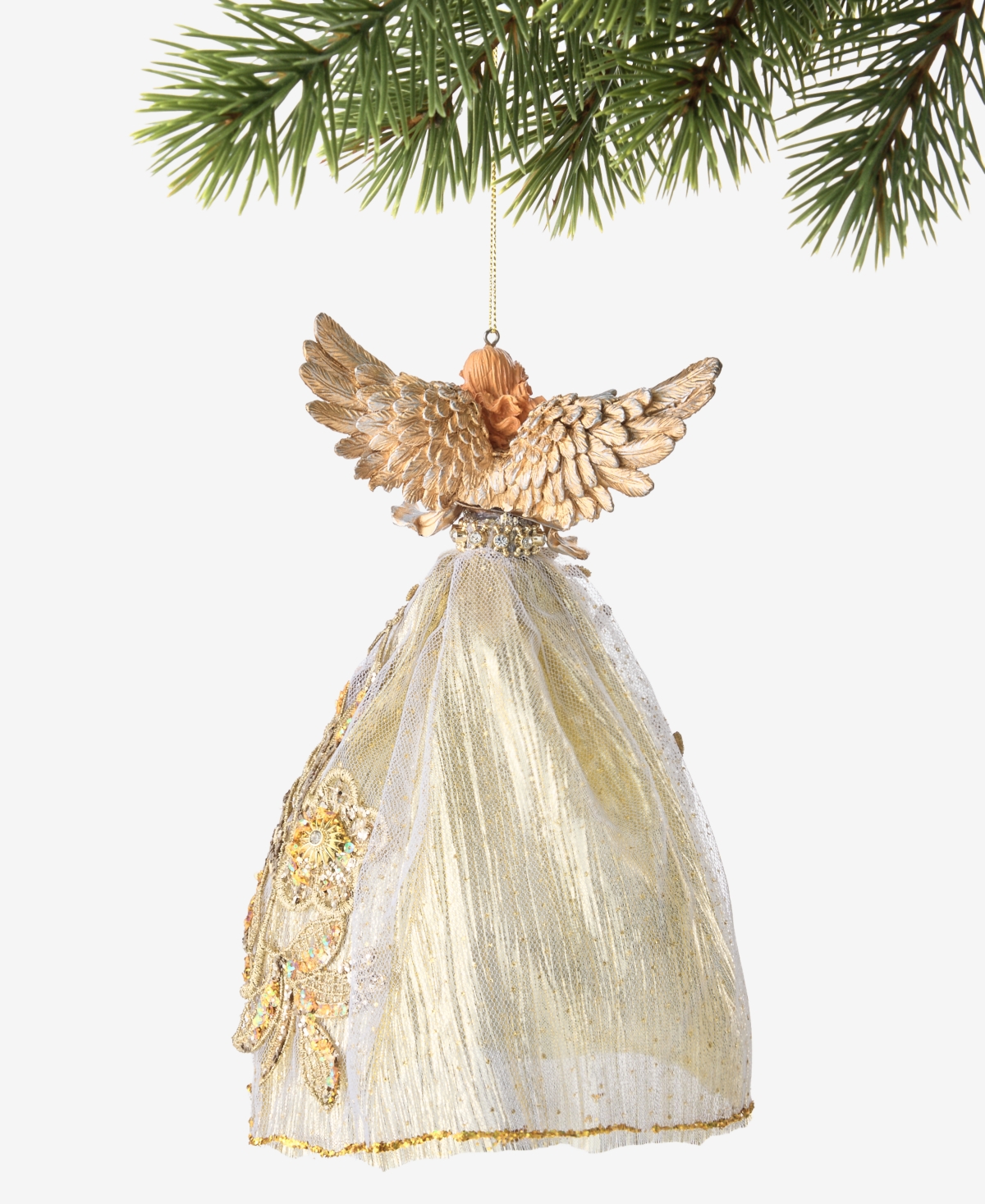 Holiday Lane Blessed Angel Ornament, Macy's Exclusive