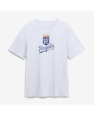 Men's White Kansas City Royals Vintage Logo Legacy T-Shirt