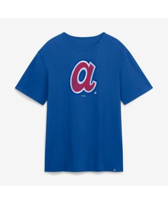Men's Royal Atlanta Braves Vintage Logo Legacy T-Shirt