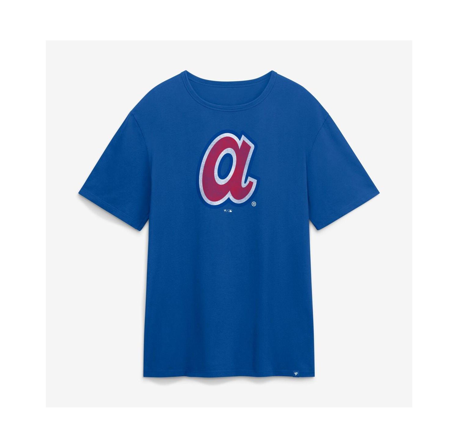 Men's Royal Atlanta Braves Vintage Logo Legacy T-Shirt
