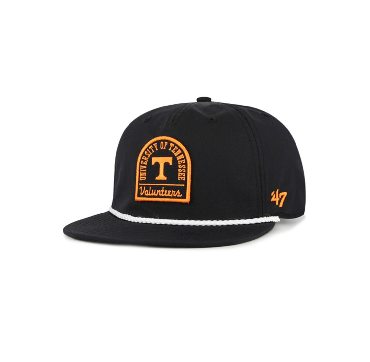 Men's Black Tennessee Volunteers Pier Captain Snapback Hat