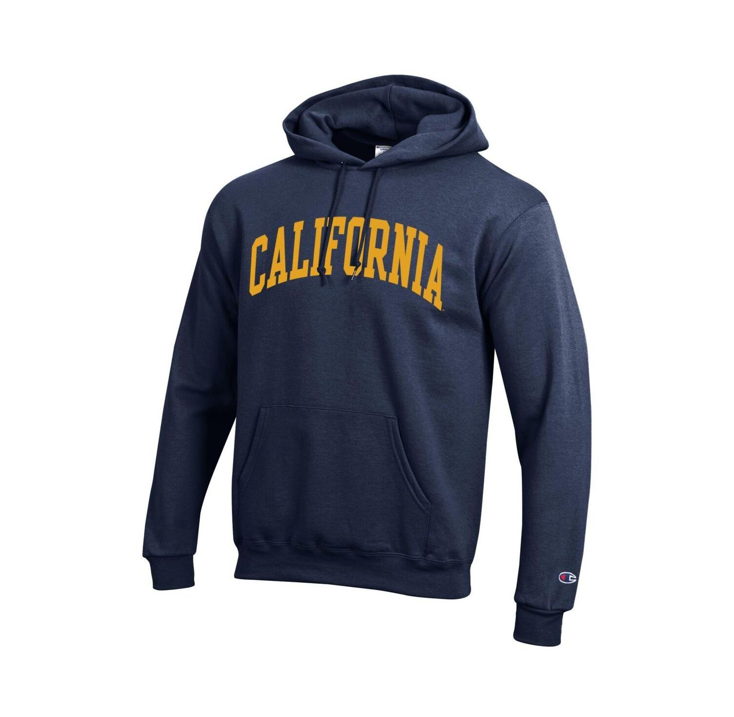 Men's Navy Cal Bears Basic Arch Fleece Pullover Hoodie