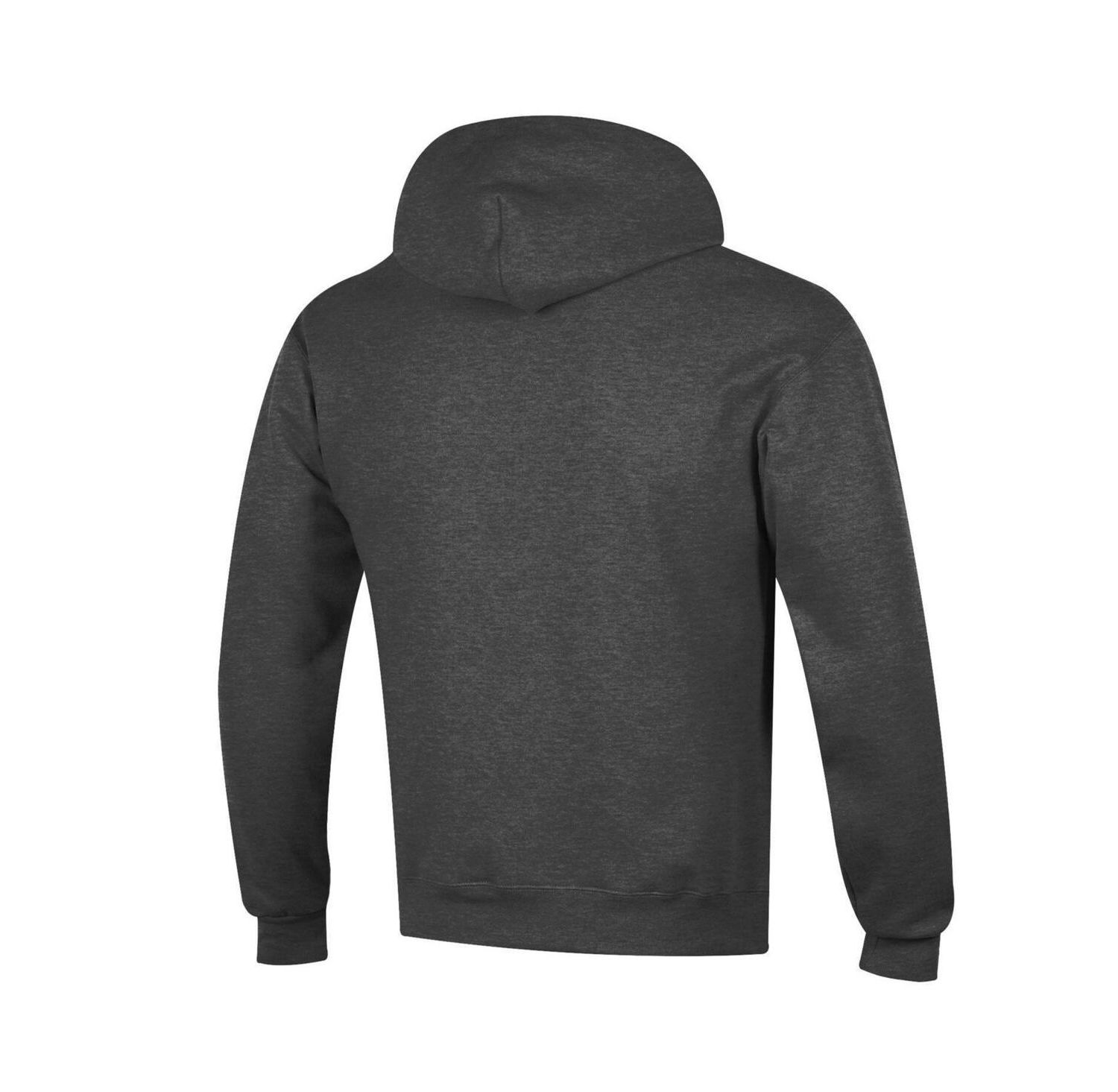 Men's Champion Heather Gray Oklahoma Sooners Arch Over Logo Pullover Hoodie