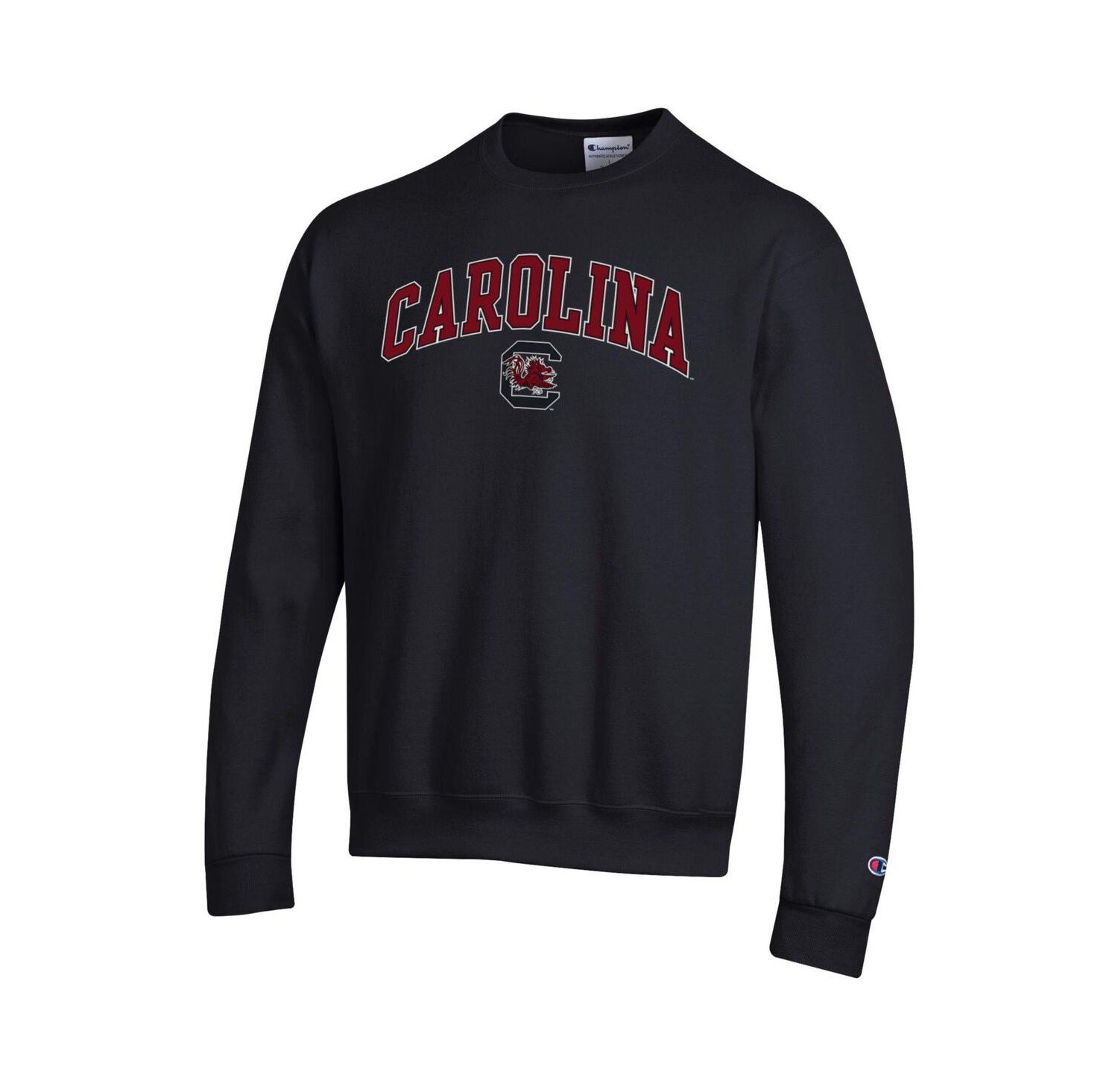 Men's Garnet South Carolina Gamecocks Arch Over Logo Pullover Sweatshirt