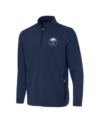 Men's Navy Buffalo Sabres Perilous Quarter-Zip