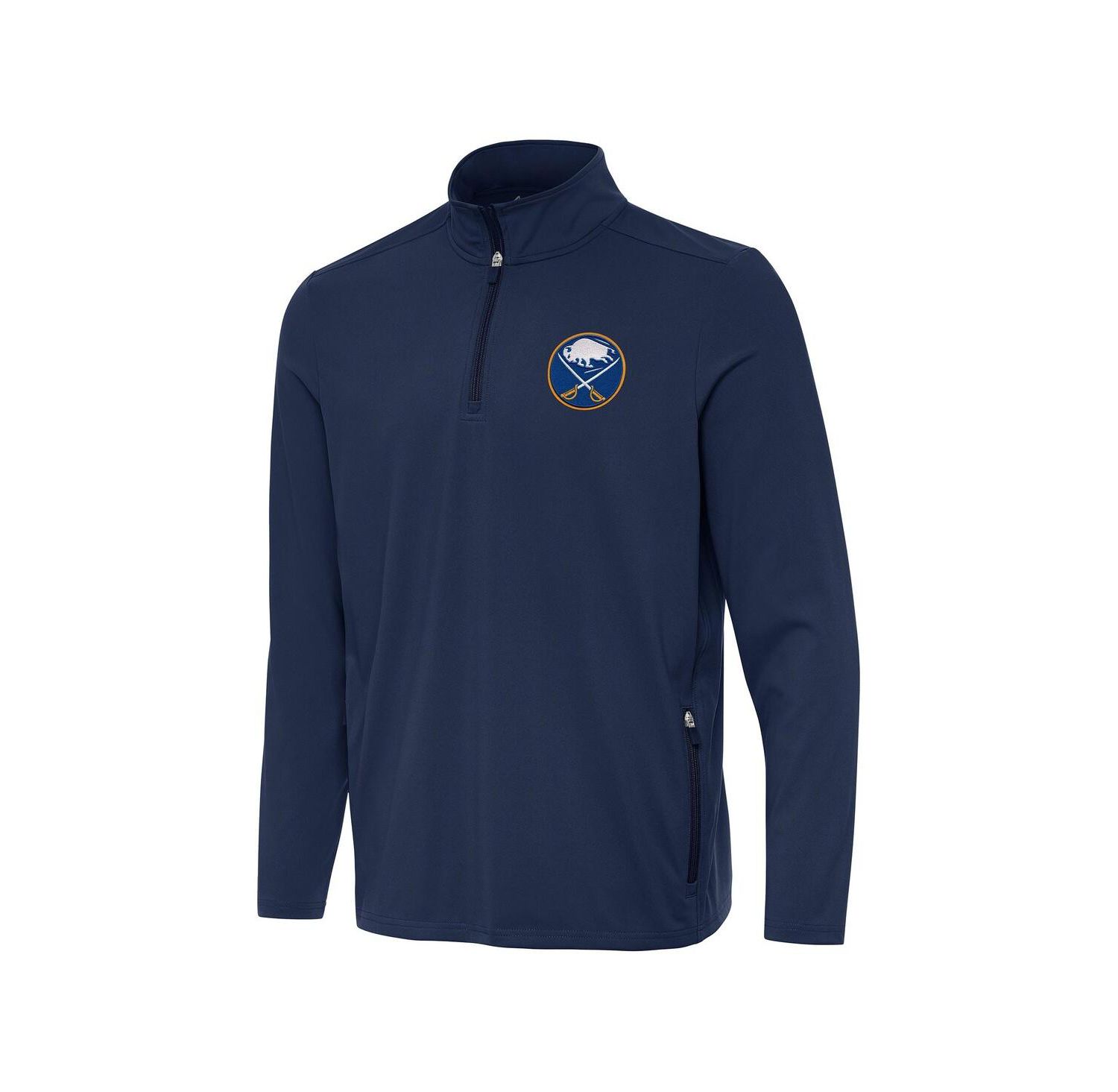 Men's Navy Buffalo Sabres Perilous Quarter-Zip