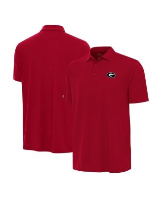 Antigua - Men's Red Georgia Bulldogs Era Polo Shirt Red