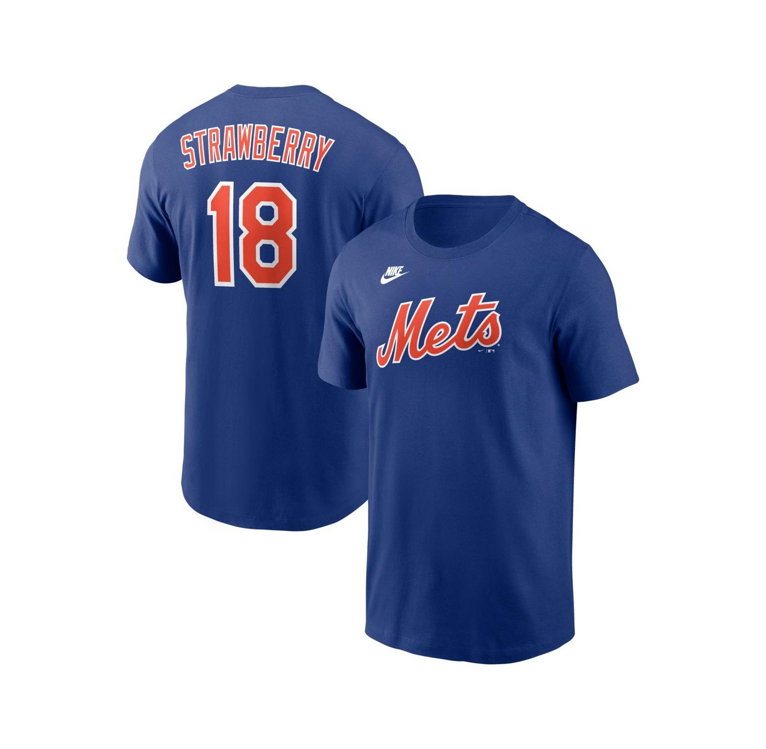 Men's Darryl Strawberry Royal New York Mets Cooperstown Collection Name & Number T-Shirt