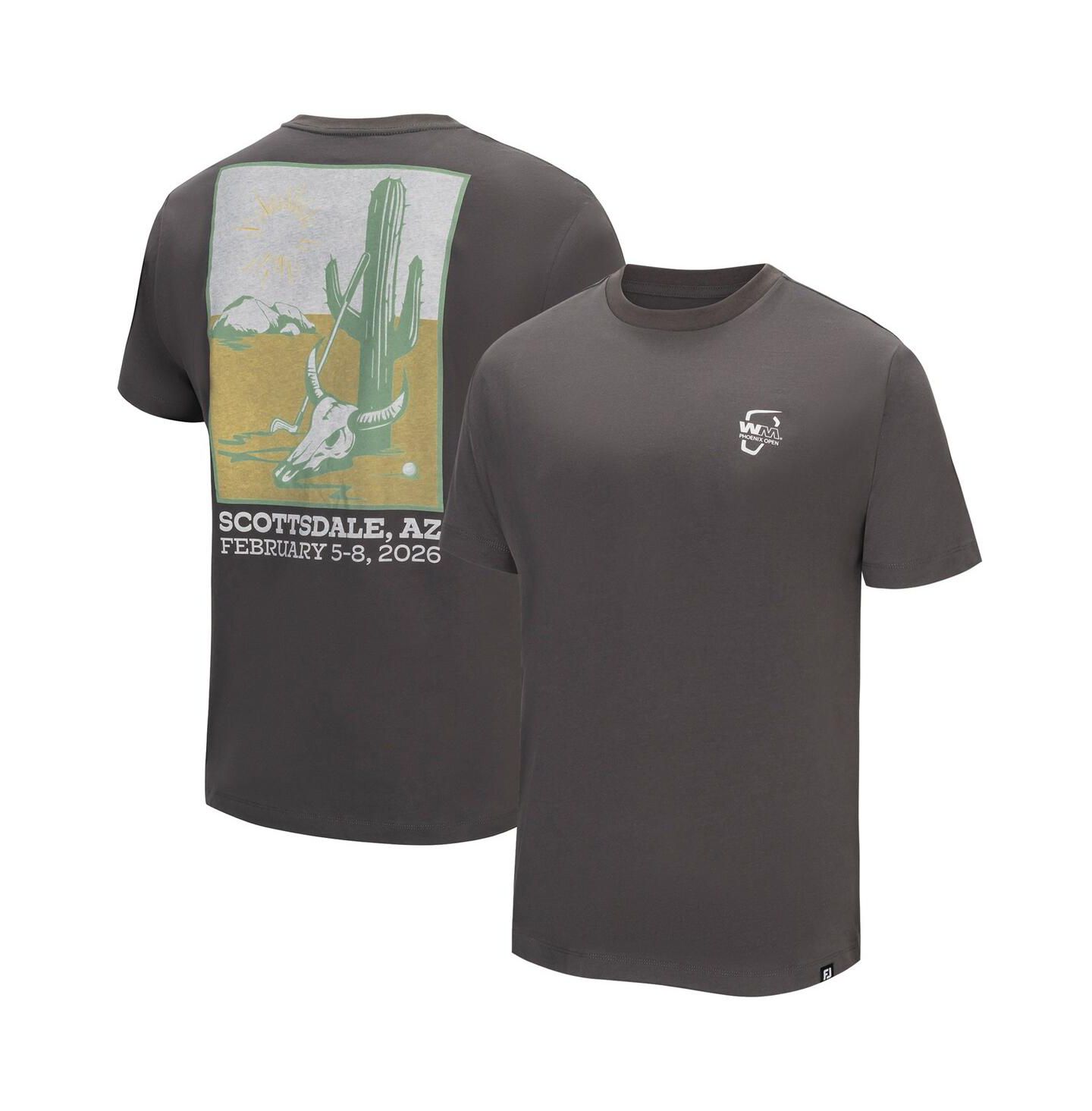 Мужская футболка FootJoy Gray WM Phoenix Open Cactus — фото 1