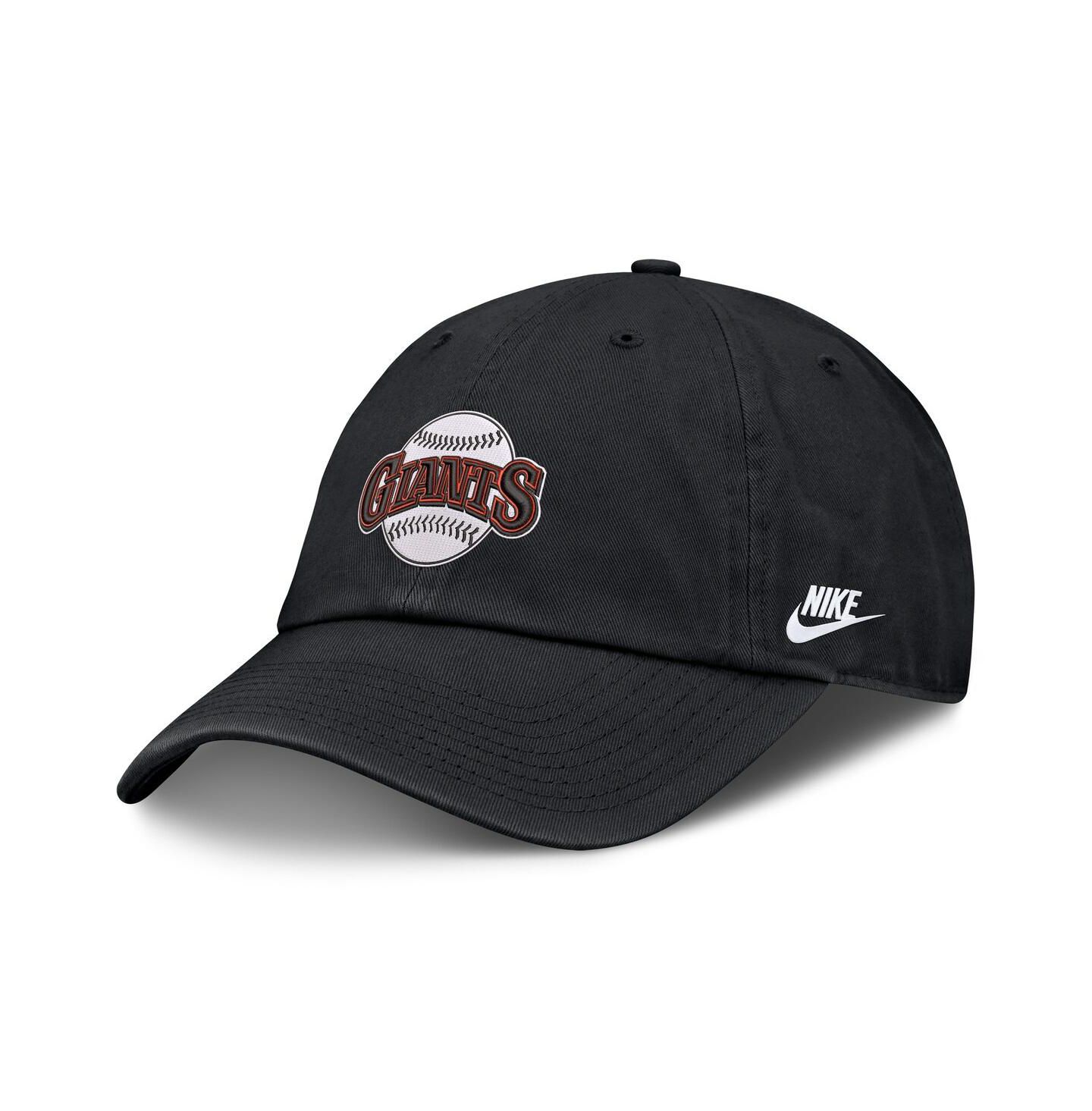 Мужская кепка Nike Black San Francisco Giants Cooperstown Club Adjustable Hat — фото 3