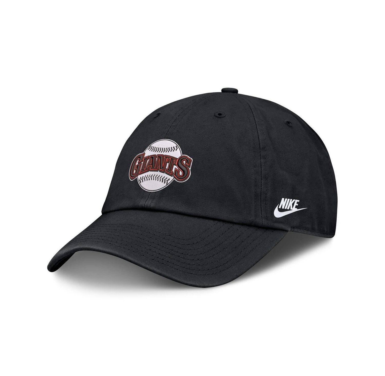 Men's Black San Francisco Giants Cooperstown Club Adjustable Hat