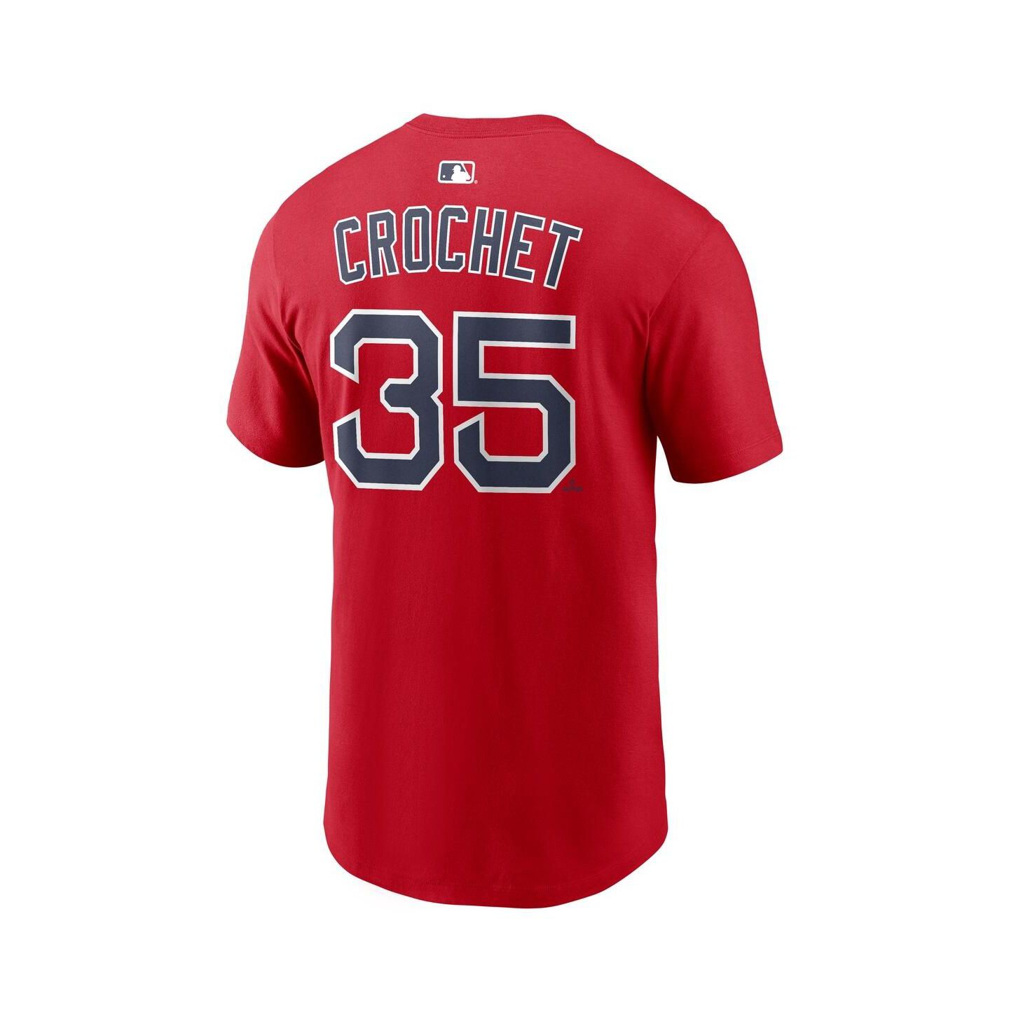 Мужская футболка Nike Garrett Crochet Red Boston Red Sox Name & Number — фото 3