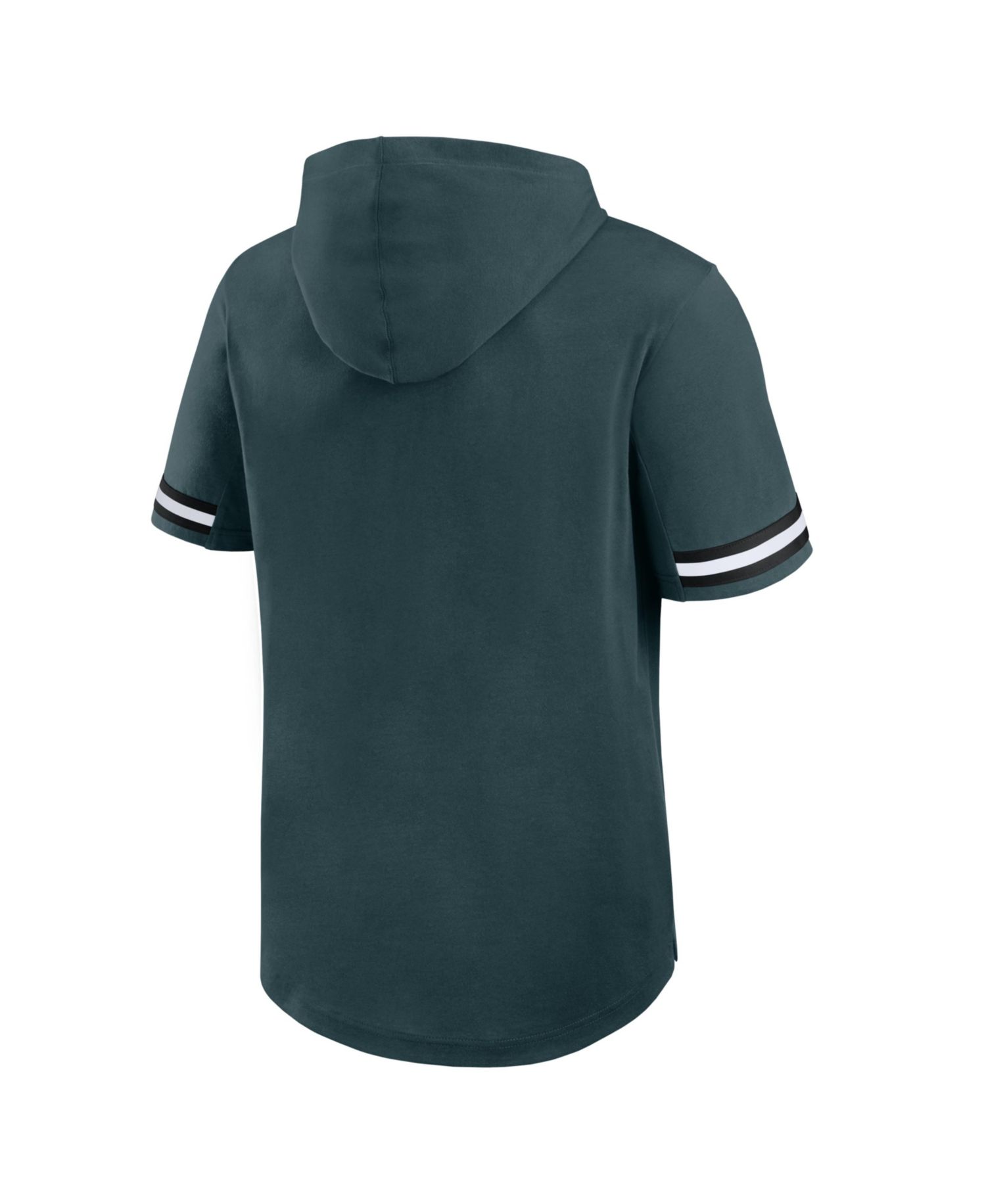 Men's Midnight Green Philadelphia Eagles Optimal Play Short Sleeve Hooded T-Shirt