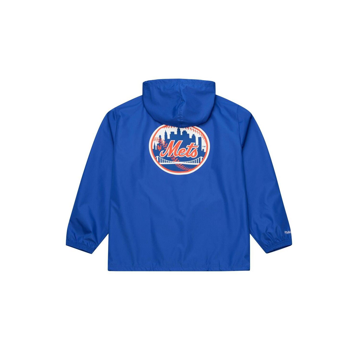 Men's Royal New York Mets Full-Snap Hooded Coaches Jacket