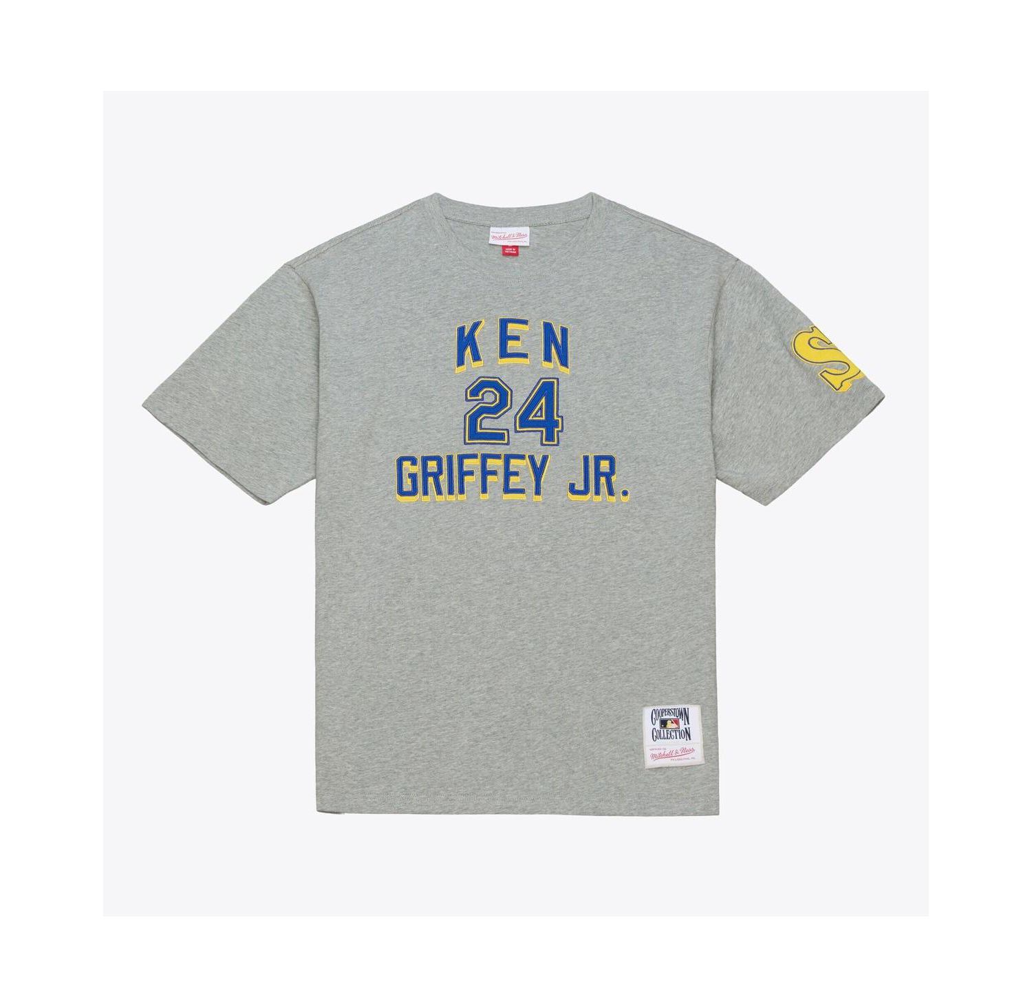 Men's Ken Griffey Jr. Gray Seattle Mariners Player Collection Premium T-Shirt