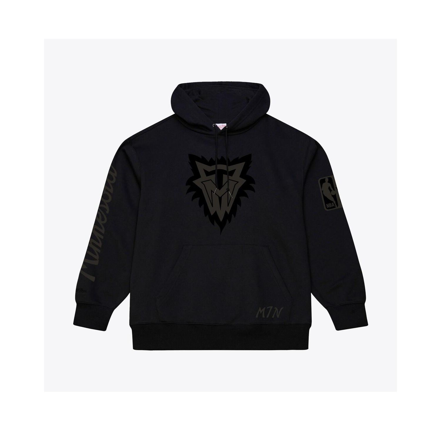 Men's Black Minnesota Timberwolves Phantom Fleece Hoodie