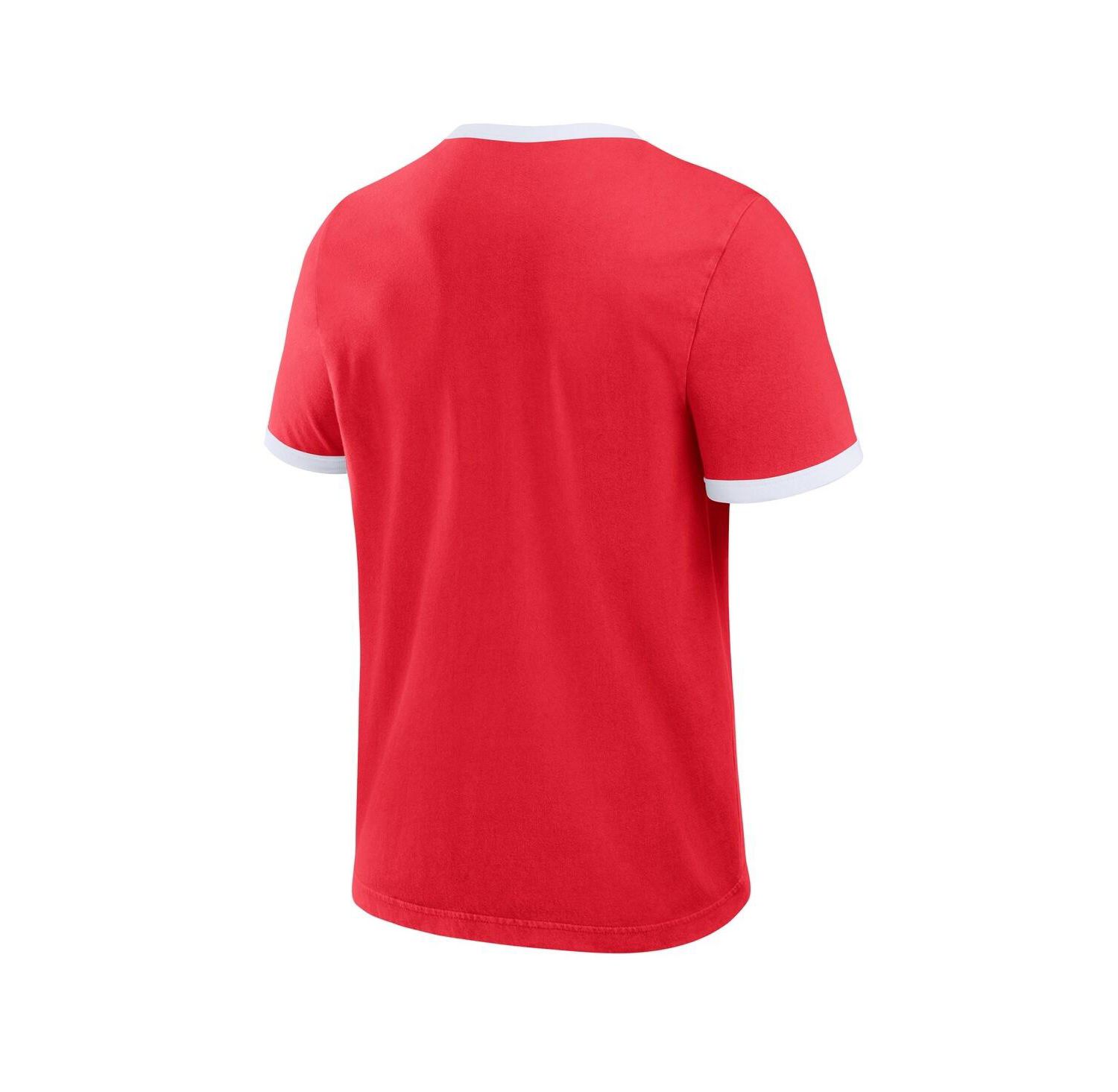 Men's Red Cincinnati Reds Washed Ringer T-Shirt