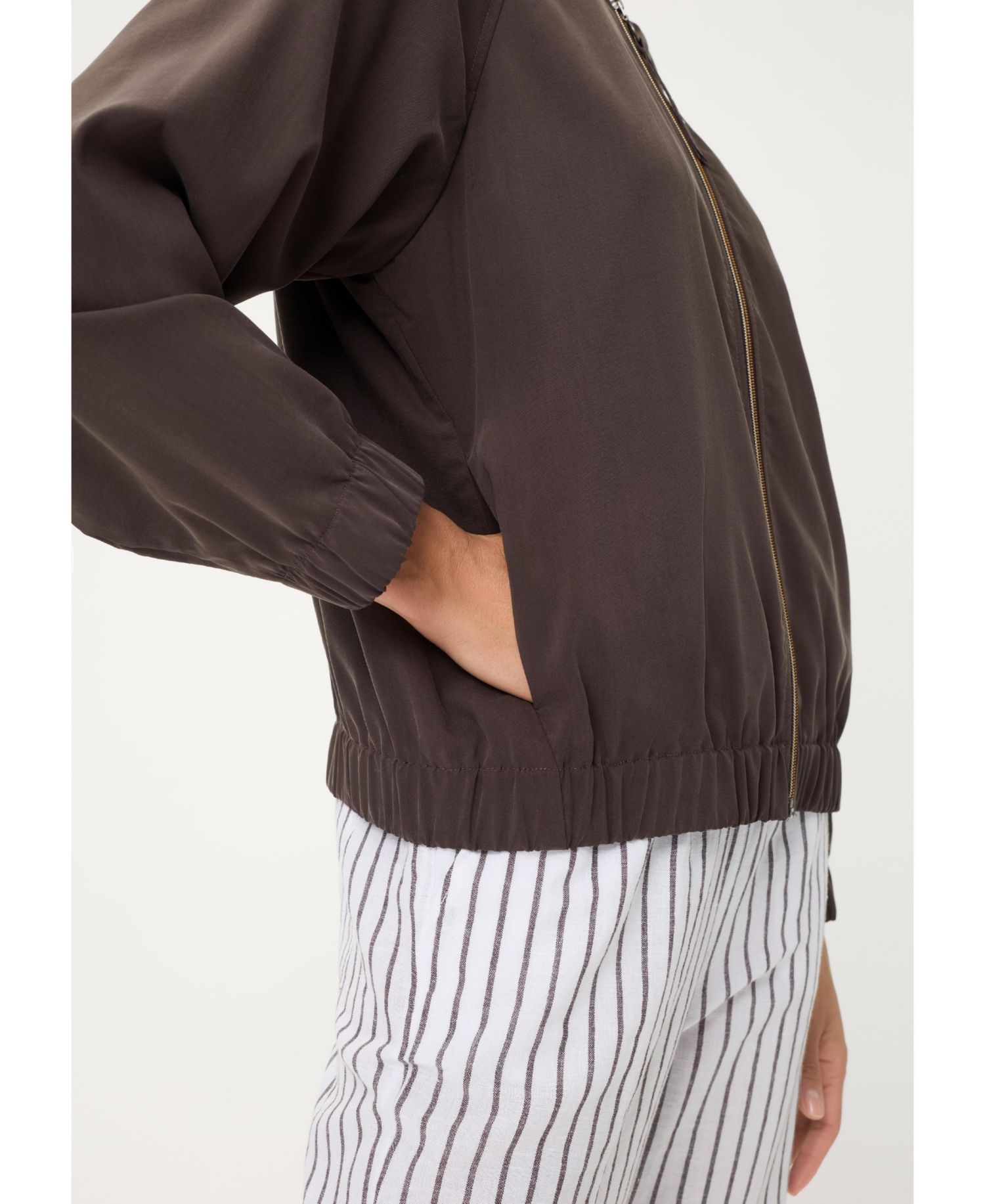 Women's Collarless Jacket