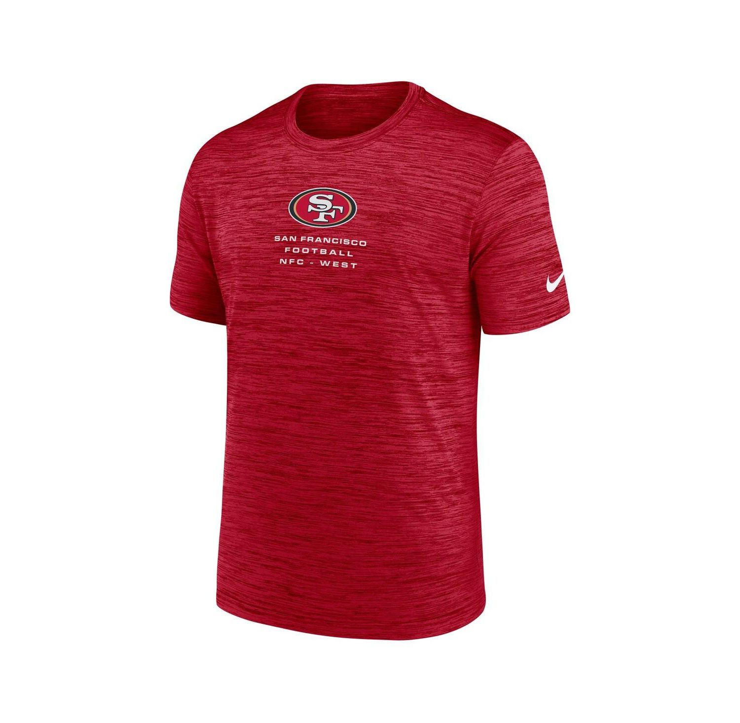 Men's Scarlet San Francisco 49ers Velocity Ball Carrier Dri-FIT T-Shirt