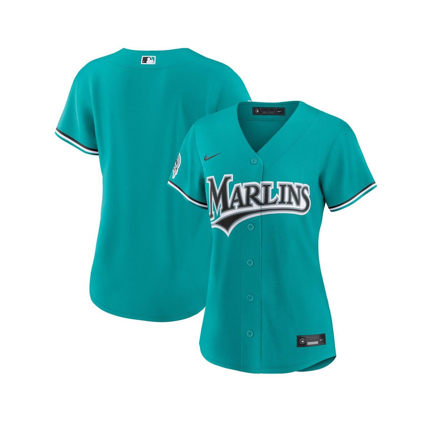 Women's Teal Miami Marlins Alternate Stadium Jersey