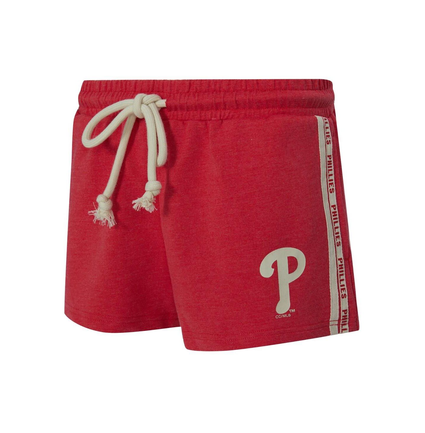 Женские шорты Concepts Sport Red Philadelphia Phillies Birch French Terry — фото 2