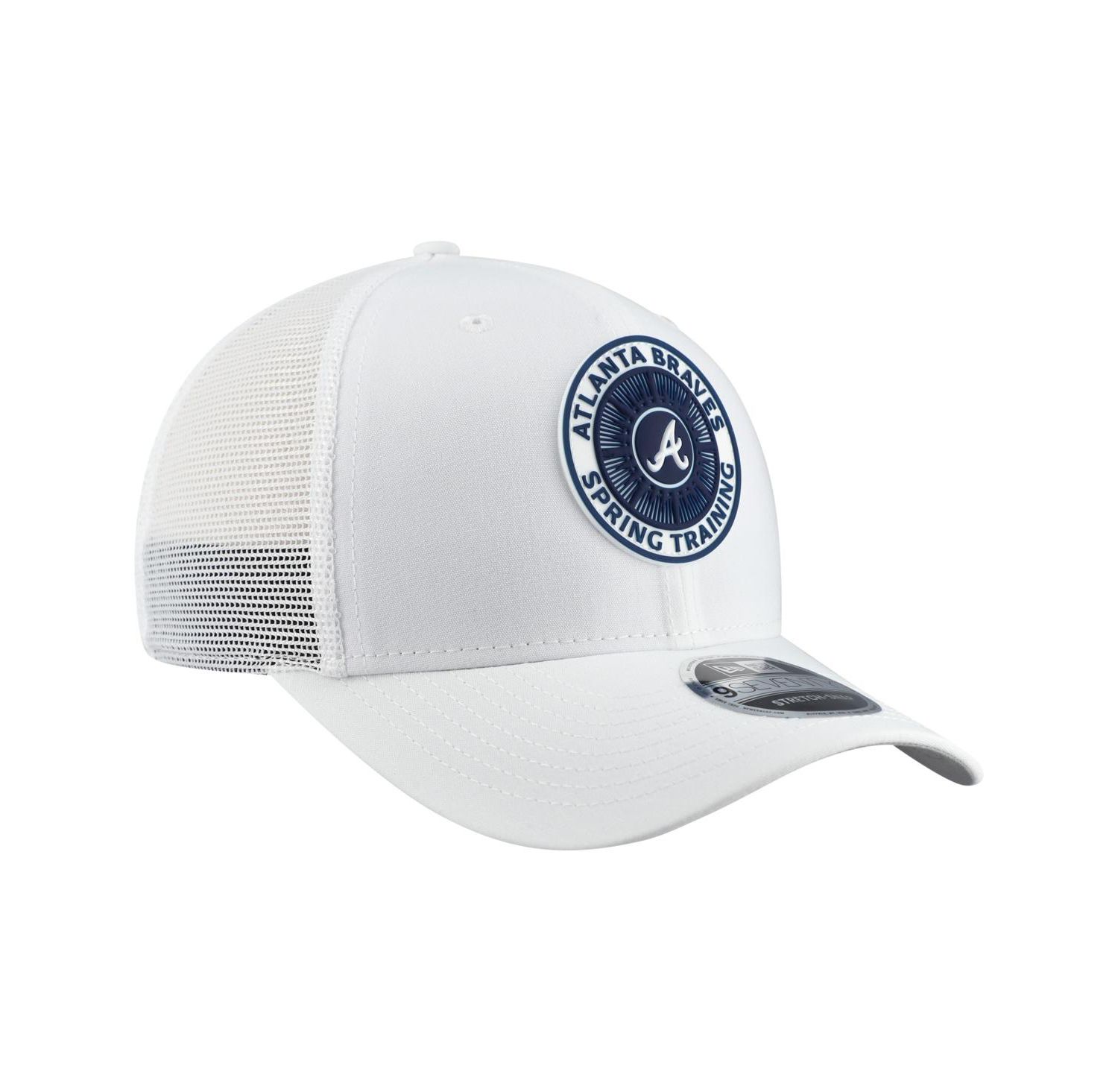 Men's White Atlanta Braves 2026 Spring Training Fan Pack 9SEVENTY Adjustable Trucker Hat