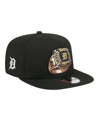 Men's Black Detroit Tigers Ring A-Frame 9FIFTY Snapback Hat