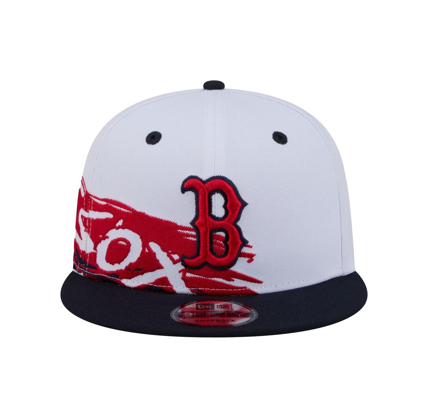 Men's White/Navy Boston Red Sox 9FIFTY Snapback Hat
