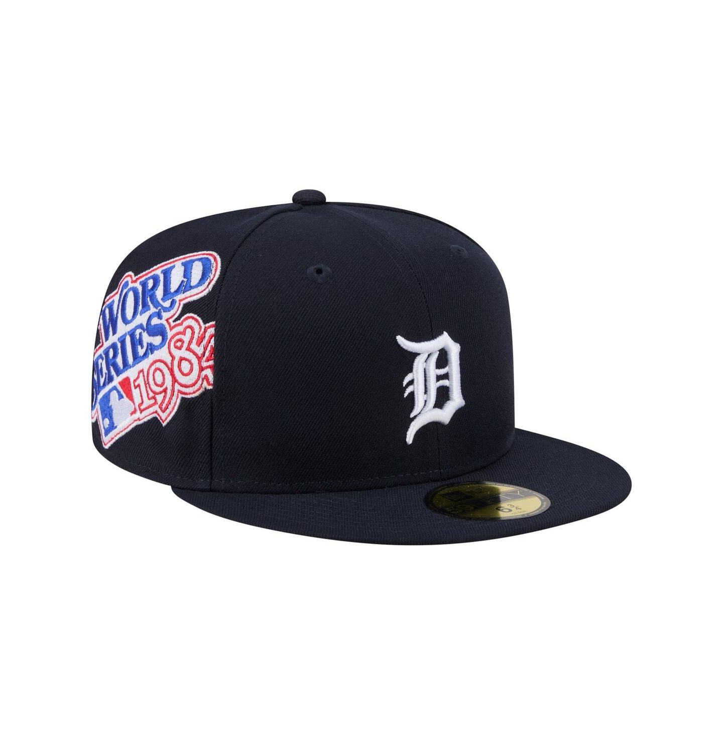 Мужская кепка New Era Navy Detroit Tigers Hidden Hit 59FIFTY Fitted Hat — фото 1