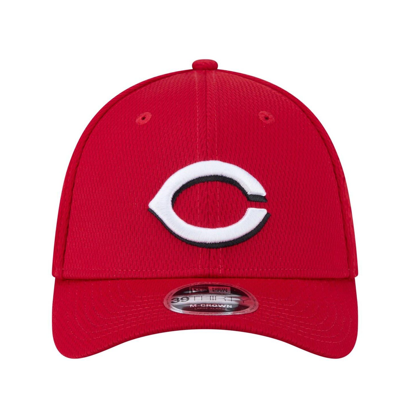 Мужская кепка New Era Red Cincinnati Reds Dash 39THIRTY Flex Hat — фото 2