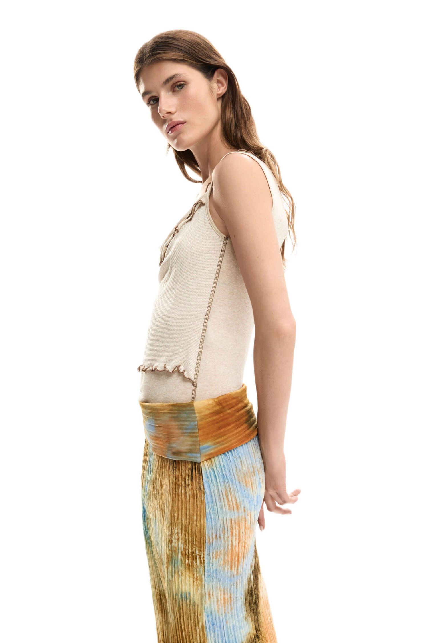 Women's Long Skirt Texture