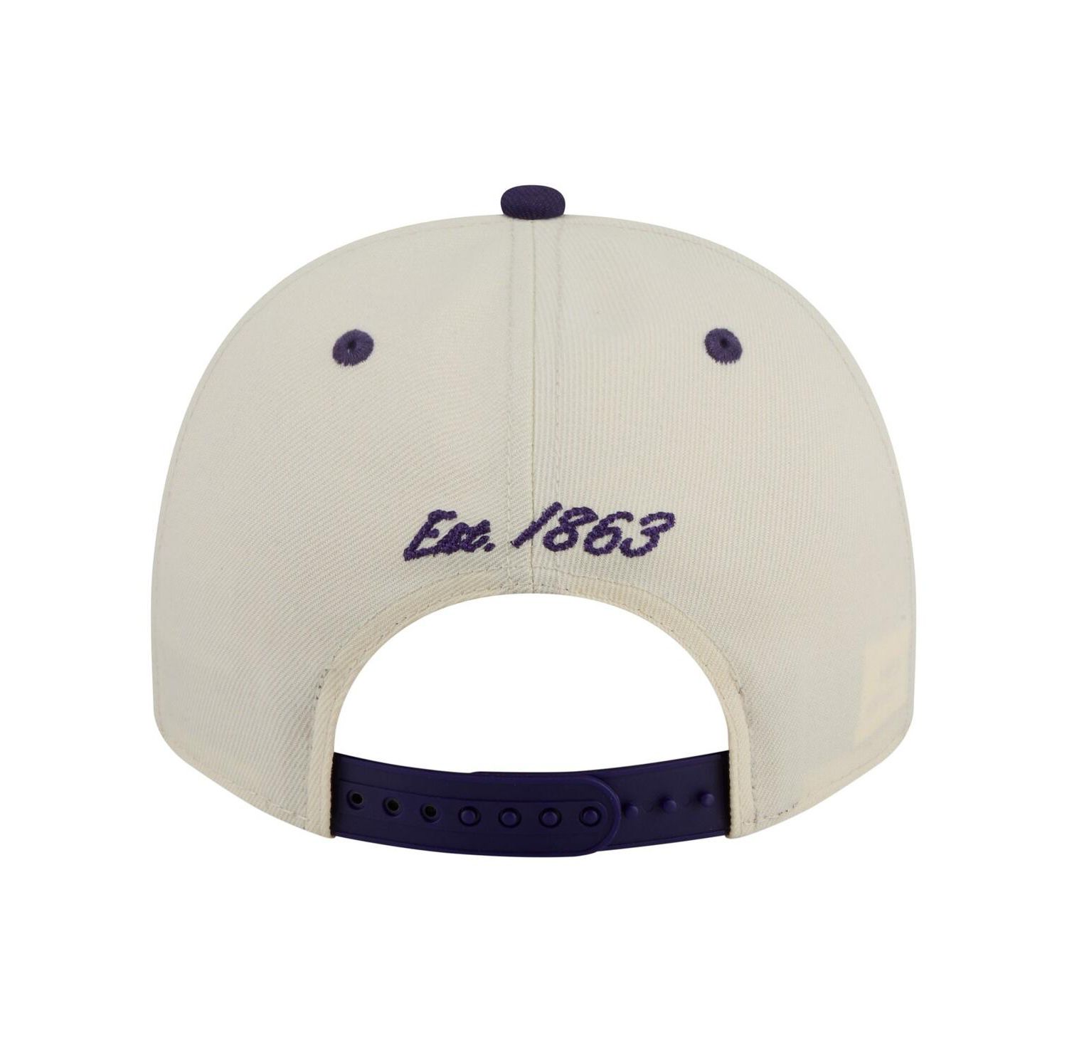 Men's Cream/Purple Kansas State Wildcats Two-Tone Arched 9FIFTY Snapback Hat